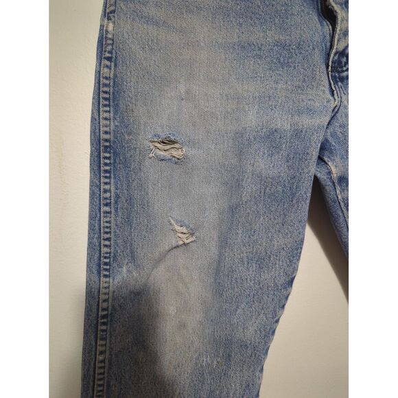 Wrangler Fr Jeans Mens 34X29* Blue Medium Wash Denim American Workwear FR13MWZ - Picture 3 of 14